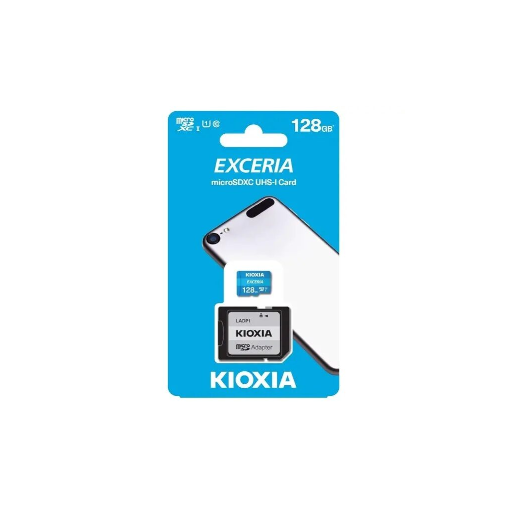 KIOXIA%20128GB%20ExceriaG2,%20LMEX1L128GG2,%20U1%20V30%204K,%20CL10,%20100Mb/s,%20MicroSD%20Kart%20Bellek%20(SD%20Adaptörlü)