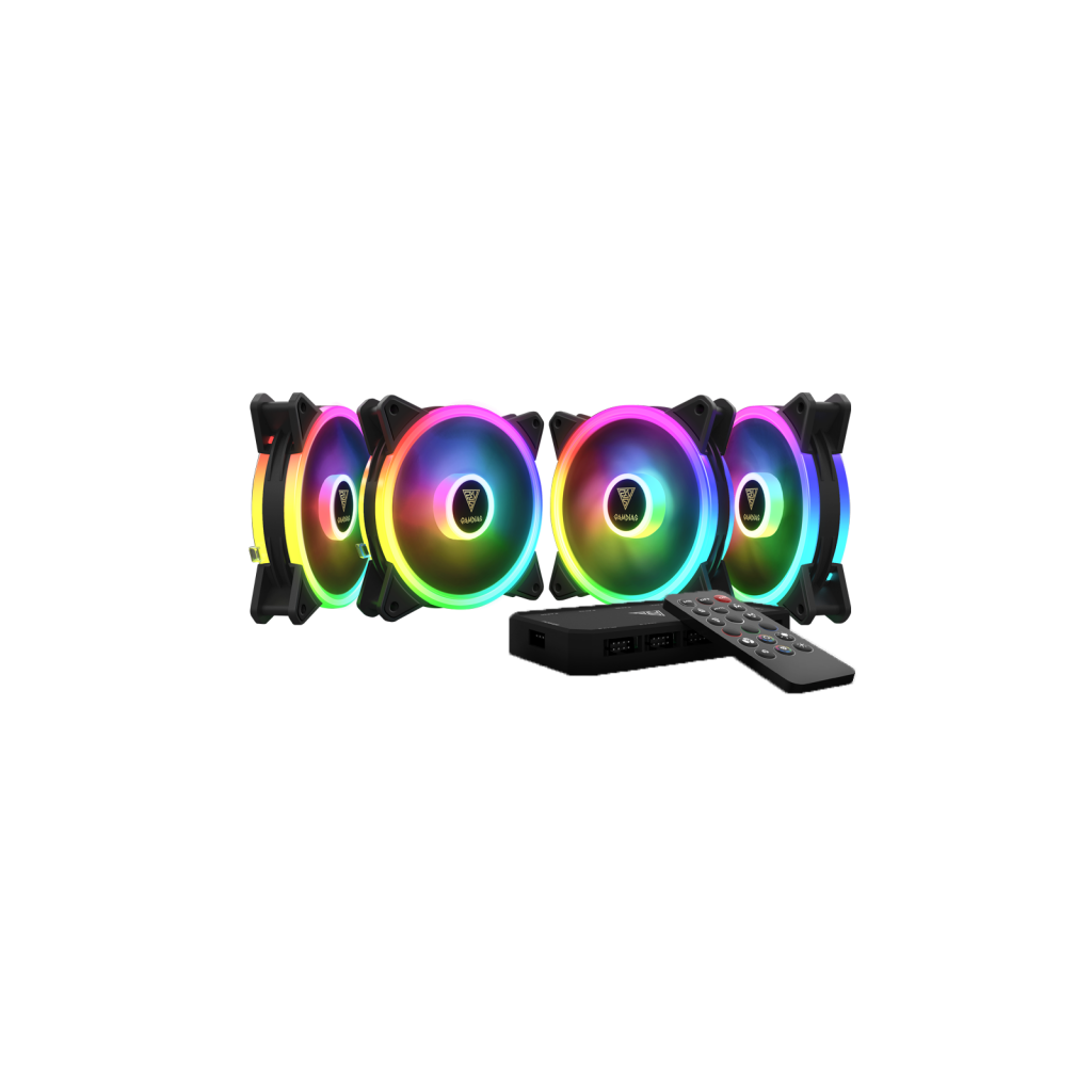 GAMDIAS%20AEOLUS%20M2-1204R,%20120mm,%20RGB,%20Kasa%20Fanı%20(Kumandalı%204lü%20Pack)