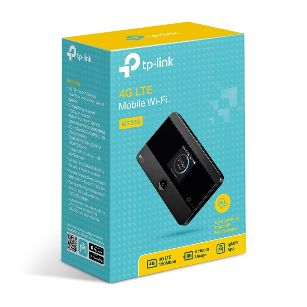 TP-LINK%20M7350%204G%20LTE%20Sim%20Yuvalı,%20SD%20Kart,%202000mAh,%20150Mbps%20Mobile%20Wifi%20Router%20(10%20Cihaz%20Desteği)