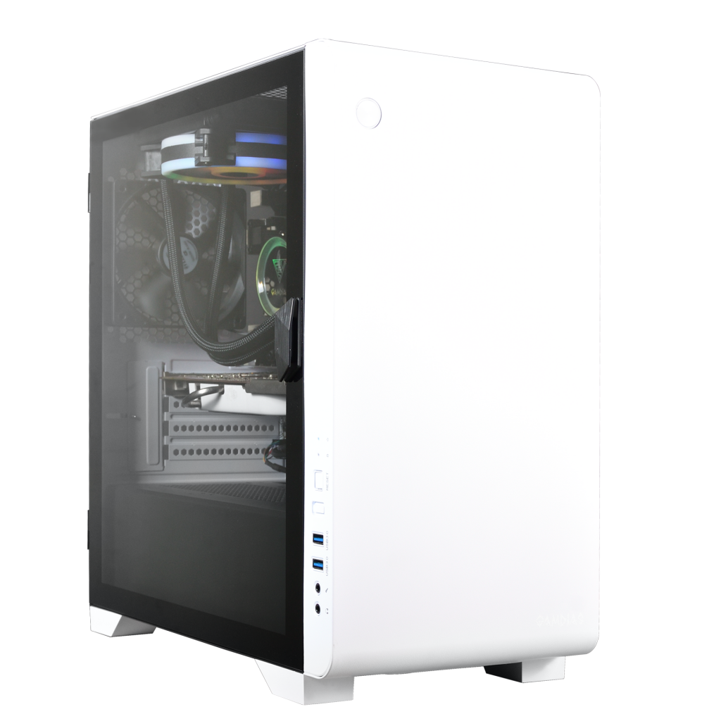 GAMDIAS%20MARS%20E2,%20500W,%20Tempered%20Glass,%20%20White%20Edition,%20Micro%20ATX%20GAMING%20KASA