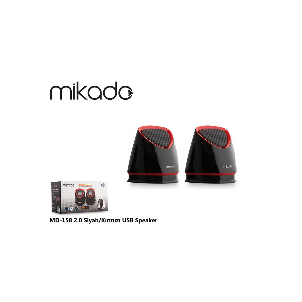 MIKADO%20MD-158,%206W,%201+1,%20Masaüstü,%20USB,%20Speaker,%20(Siyah-Kırmızı)