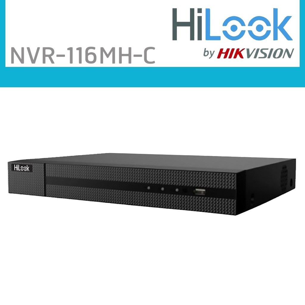 HILOOK%20NVR-116MH-C,%2016Kanal,%208Mpix,%20H265+,%201%20HDD%20Desteği,%201080P%20Kayıt,%20160Mbps%20Bant%20Genişliği,%20NVR