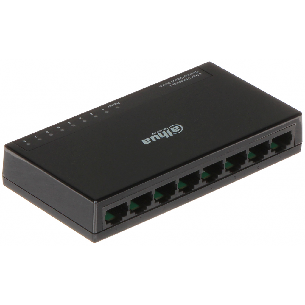 DAHUA%20PFS3008-8GT-L,%208%20Port,%20GigaBit,%20Yönetilemez,%20Masaüstü%20Switch