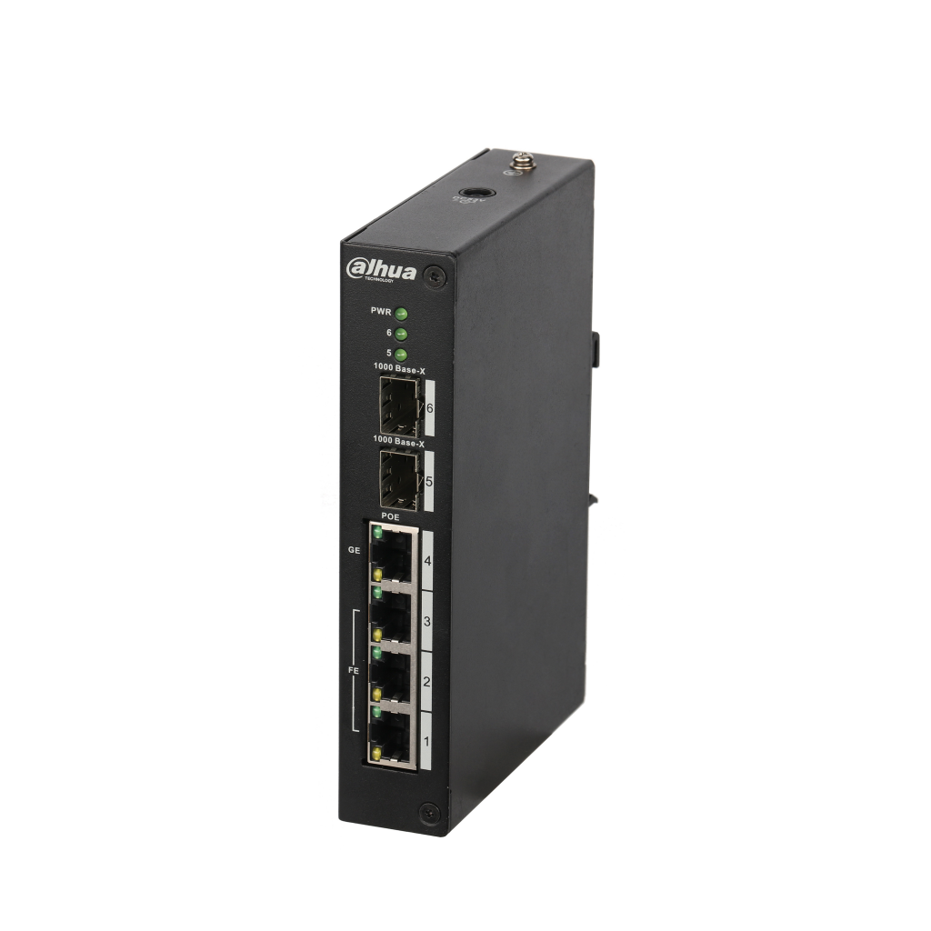 DAHUA%20PFS3206-4P-96,%204%20Port,%203%20Port%20Megabit%20PoE%2030W,%201%20Port%20Gigabit%20PoE%2060W,%202%20Port%20Gigabit%20SFP,%20Endüstriyel,%20Yönetilemez,%20Masaüstü%20Switch