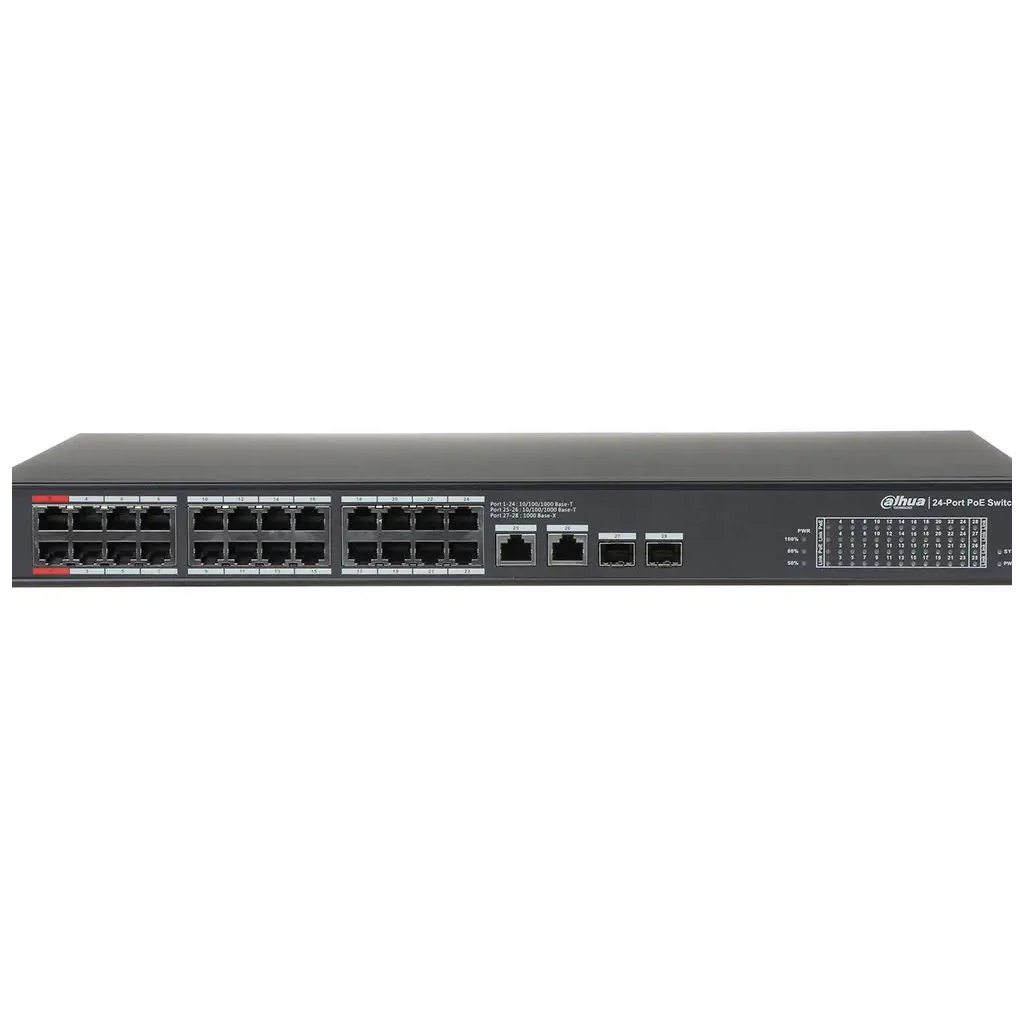 DAHUA%20PFS3228-24GT-360,%2024%20Port,%20GigaBit,%2024%20Port%20PoE,%20360W,%20+2%20Port%20Combo%20SFP,%20+2%20Port%20GigaBit%20Uplink,%20Rack%20Mount%20Switch