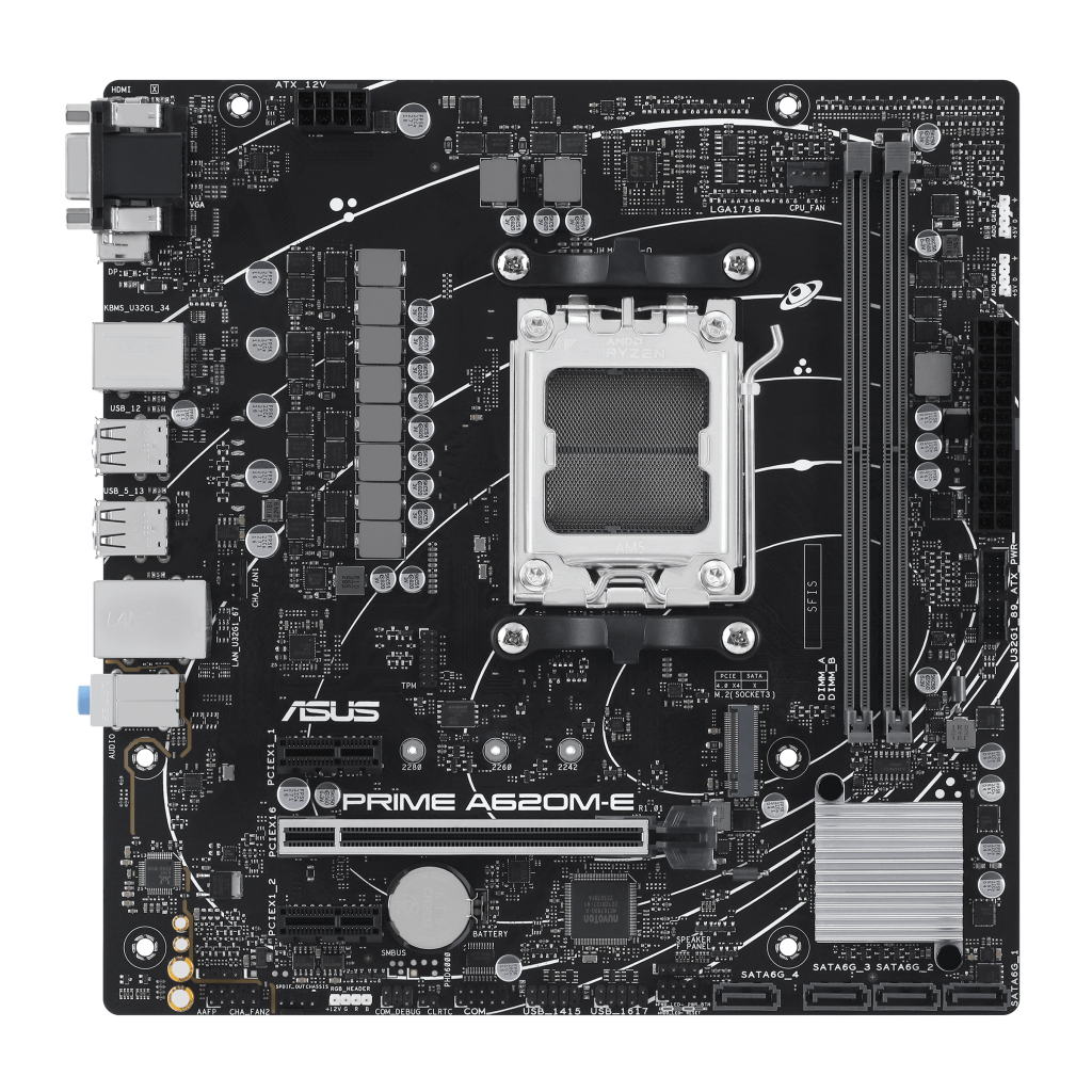 ASUS%20PRIME%20A620M-E,%202xDDR5,%201x%20M.2,%20D-SUB,%20HDMI,%20DP,%20AMD%20Ryzen%207000%20Serisi,%20AM5%20Soket%20Anakart