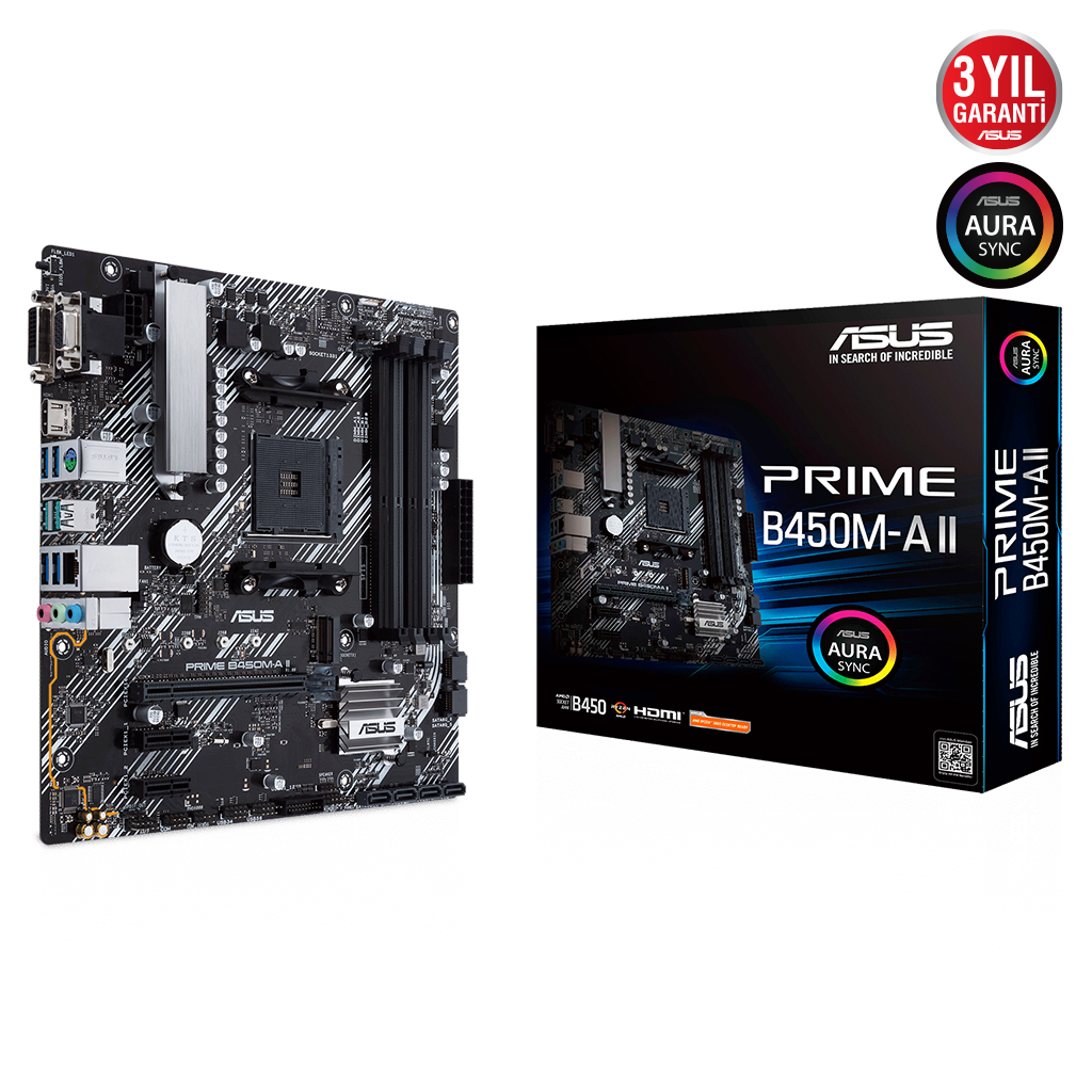 ASUS%20PRIME%20B450M-A%20II,%204xDDR4,%20M.2,%20D-SUB,%20DVI,%20HDMI,%20AM4%20Soket%20Anakart