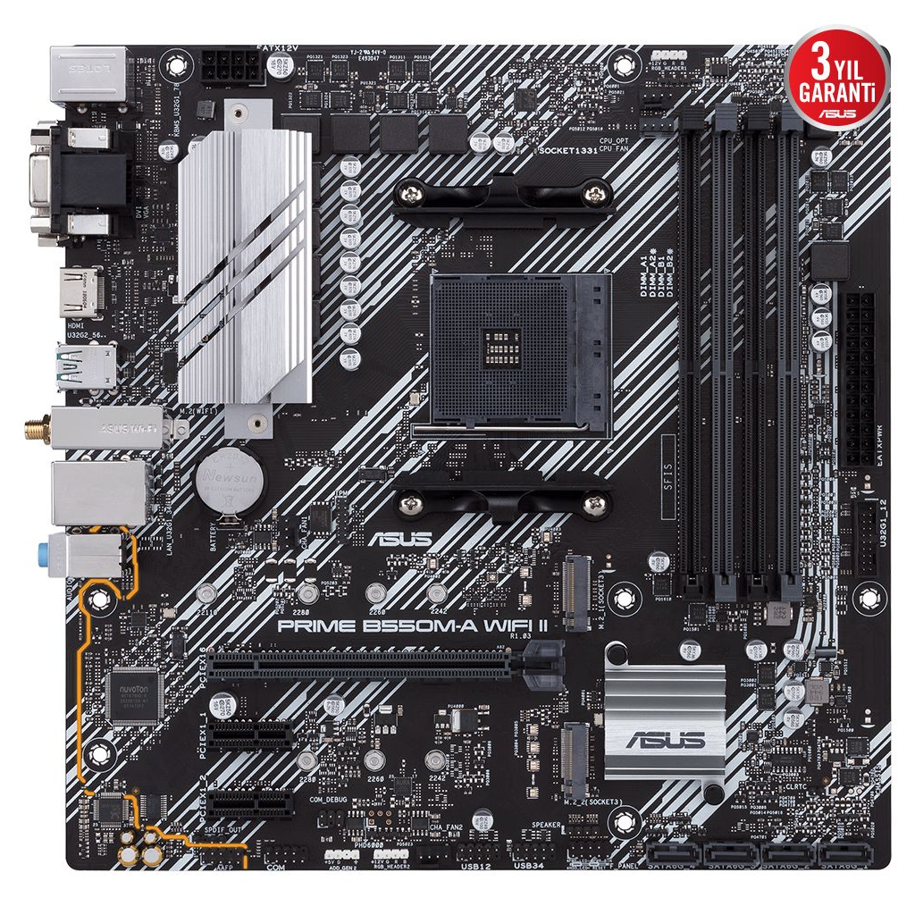 ASUS%20PRIME%20B550M-A%20WIFI%20II,%204xDDR4,%202x%20M.2,%20D-SUB,%20DVI,%20HDMI,%20Wi-Fi%206,%20Bluetooth%20v5.2,%20AM4%20Soket%20Anakart