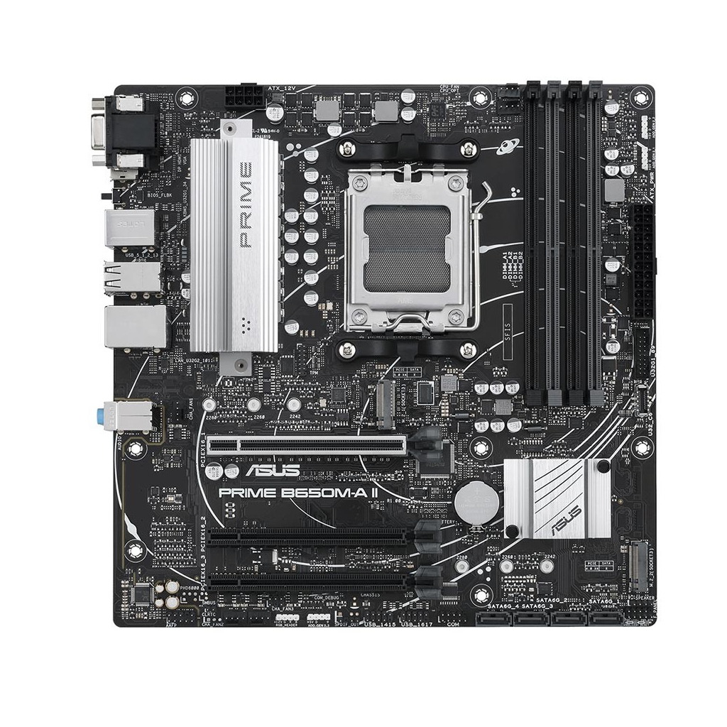 ASUS%20PRIME%20B650M-A%20II,%204xDDR5,%202x%20M.2,%20D-SUB,%20HDMI,%20DP,%20AMD%20Ryzen%207000%20Serisi,%20AM5%20Soket%20Anakart