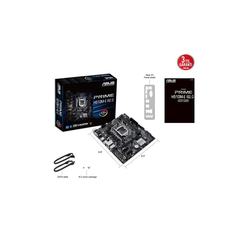 ASUS%20PRIME%20H510M-E%20R2.0,%202xDDR4,%20M.2,%20D-SUB,%20HDMI,%20DP,%2010-11.Nesil,%20LGA1200%20Soket,%20Anakart