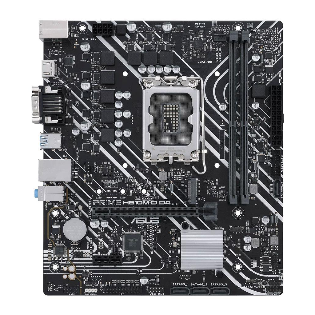 ASUS%20PRIME%20H610M-D%20D4,%202xDDR4,%20M.2,%20D-SUB,%20HDMI,%20RS232%20Port,%2012-13.Nesil,%20LGA1700%20Soket,%20Anakart