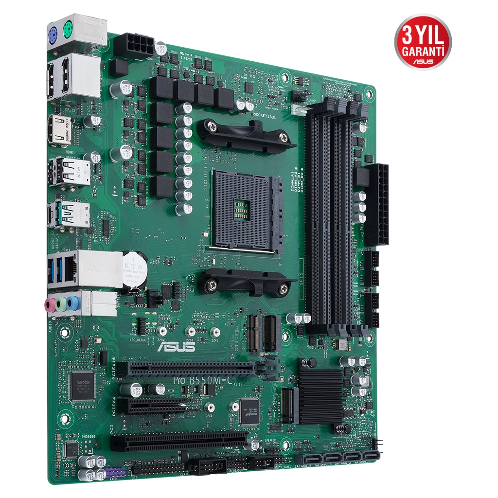 ASUS%20PRO%20B550M-C/CSM,%204xDDR4,%202xM.2,%20HDMI,%20%202xDP,%20Type-C,%20AM4%20Soket%20Anakart