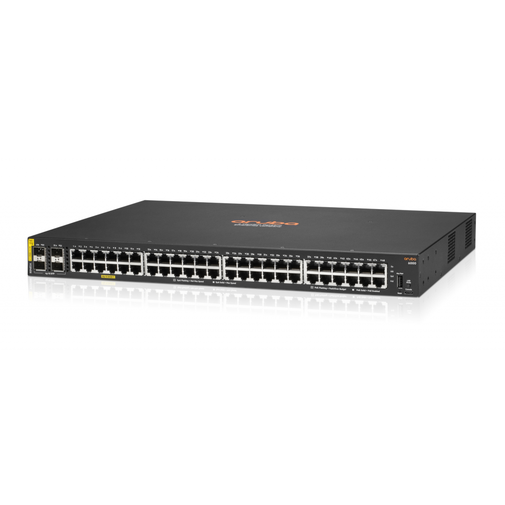 HP%20Aruba%206000-48G,%20R8N85A,%2048Port,%20Poe,%20370W,%20Gigabit,%204%20Port%20GigaBit%20SFP,%20Yönetilebilir,%20Rack%20Mount%20Switch