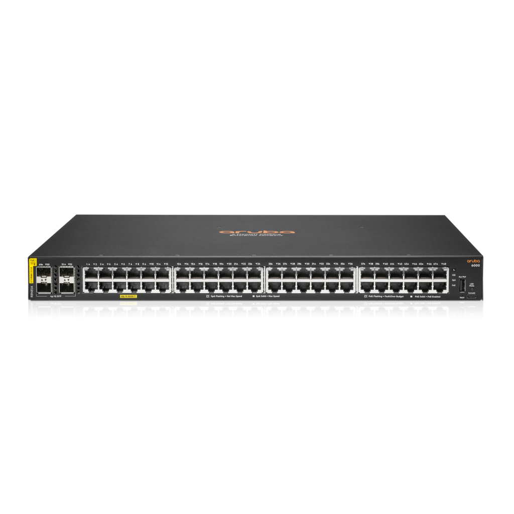 HP%20Aruba%206000-48G,%20R8N85A,%2048Port,%20Poe,%20370W,%20Gigabit,%204%20Port%20GigaBit%20SFP,%20Yönetilebilir,%20Rack%20Mount%20Switch