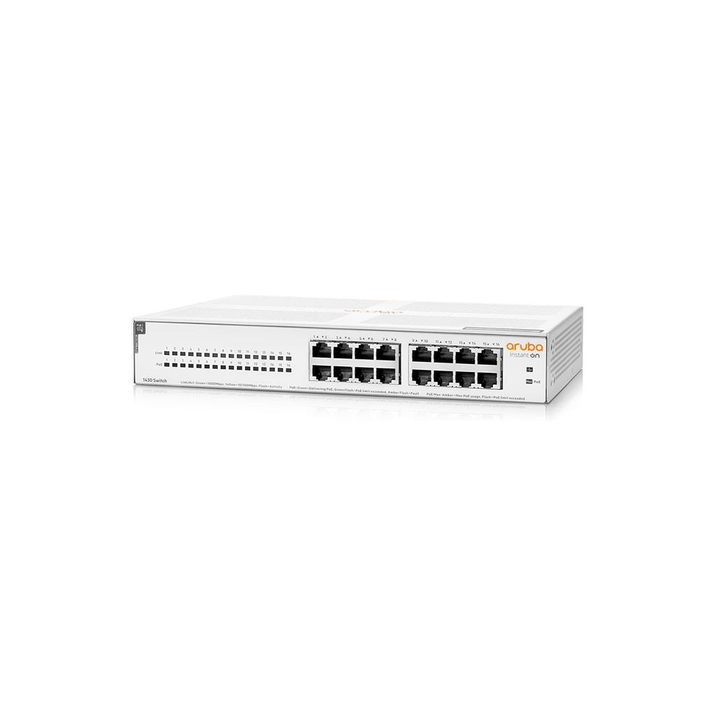 HP%20Aruba%20Instant%20On%20R8R48A%201430-16G,%2016Port,%20GigaBit,%2016%20Port%20Poe,%20Yönetilemez,%20Masaüstü%20Switch