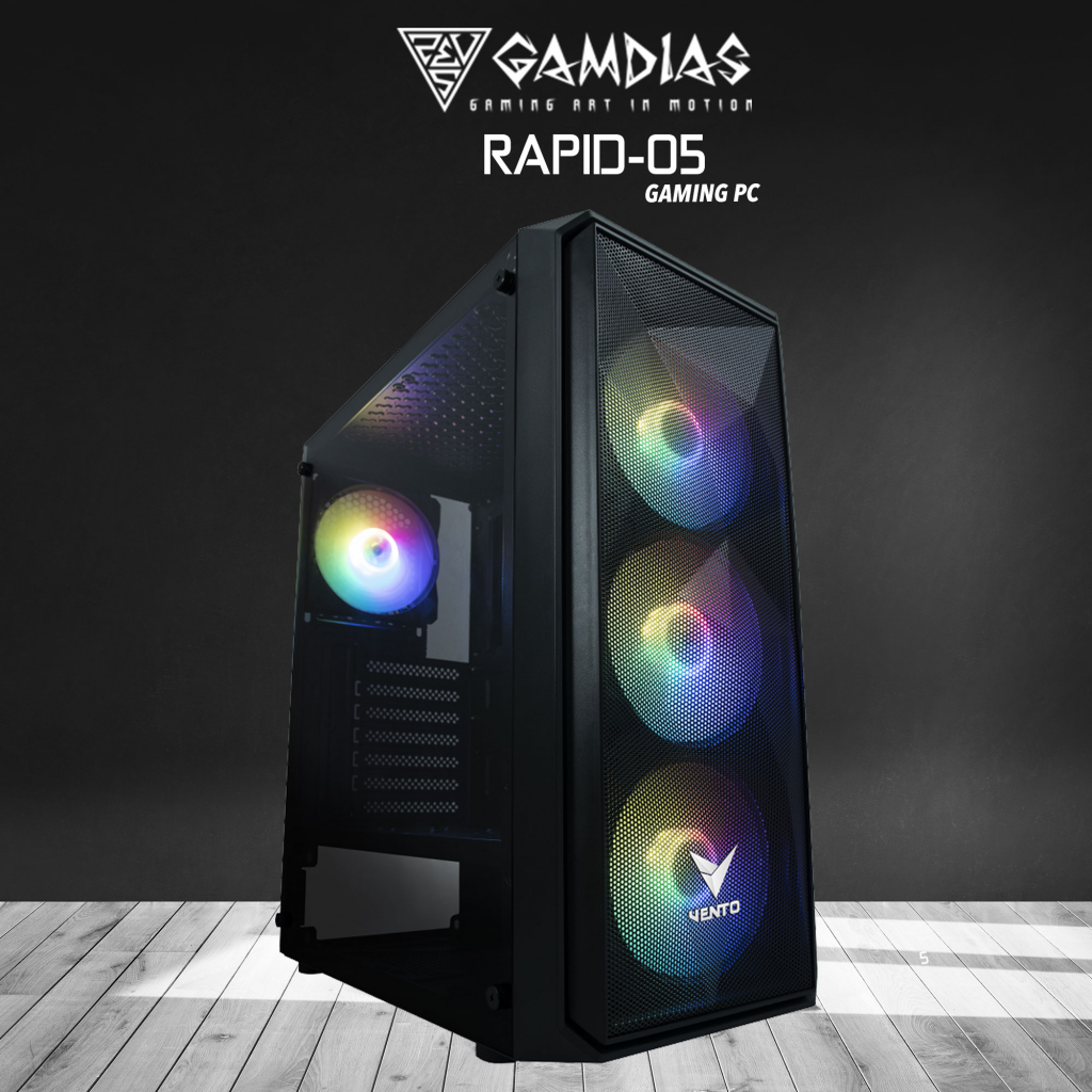 GAMDIAS%20RAPID-05,%20RYZEN%207%203700X,%2016Gb%20Ram,%20500Gb%20NVMe%20SSD,%204Gb%20GDDR5%20RX550%20Ekran%20Kartı,%20500W%20Kasa,%20Free%20Dos%20GAMING%20PC