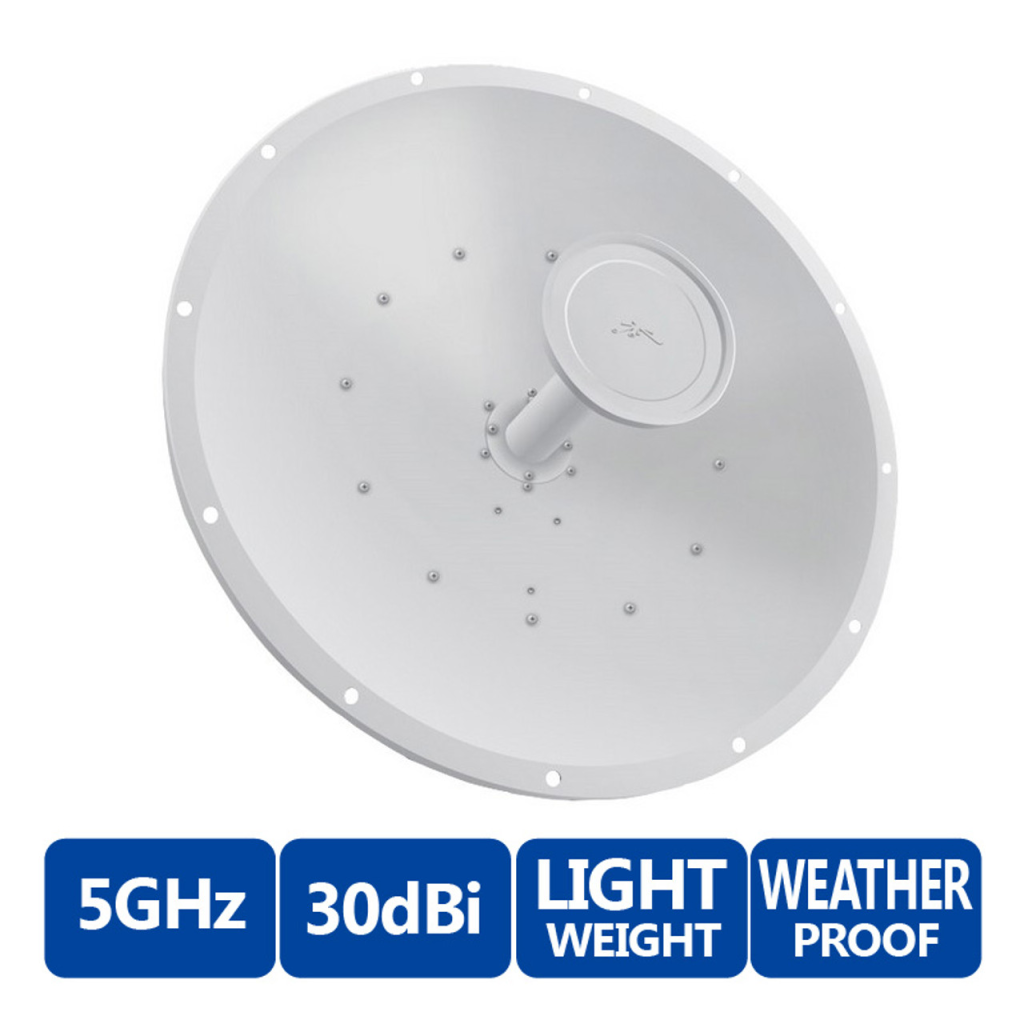 UBIQUITI%20RD-5G30,%20Rocket%20Dish,%205Ghz,%2030dbi,%202x2%20Mimo%20Yüksek%20Performans%20PtP,%2030-40Km%20Menzil,%20Dış%20Ortam%20Anten