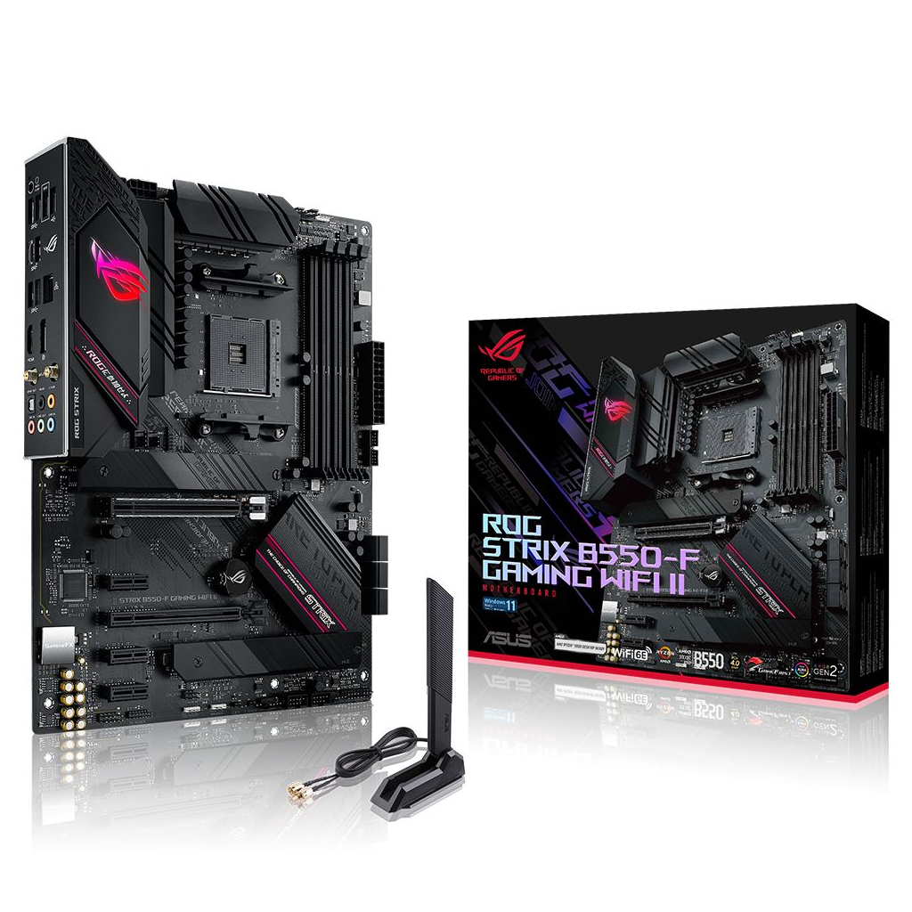 ASUS%20ROG%20STRIX%20B550-F%20GAMING%20WIFI%20II,%204xDDR4,%202x%20M2,%20HDMI,%20DP,%20Type-C,%20Wi-Fi%206,%20Bluetooth%20v5.2,%20AM4%20Soket%20Anakart