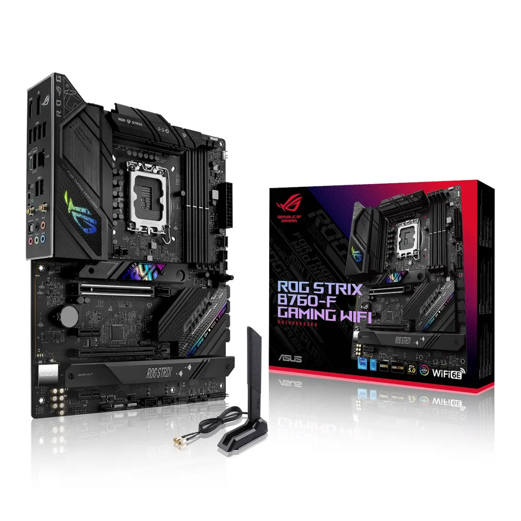 ASUS%20ROG%20STRIX%20B760-F%20GAMING%20WIFI,%204xDDR5,%203x%20M.2,%20HDMI,%20DP,%20Type-C,%20Wi-Fi%206E,%20Bluetooth%20v5.3,%2012-13.Nesil,%20LGA1700%20Soket,%20Anakart