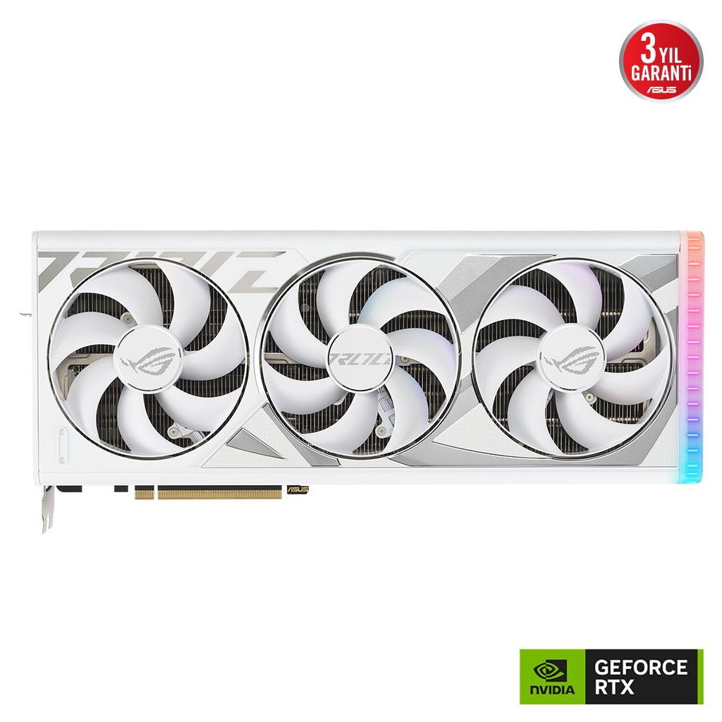 ASUS%20ROG-STRIX-RTX4090-24G-WHITE,%2024Gb,%20384Bit,%20GDDR6X,%202xHDMI,%203xDP%20GAMING%20Ekran%20Kartı