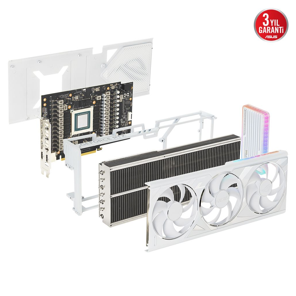 ASUS%20ROG-STRIX-RTX4090-24G-WHITE,%2024Gb,%20384Bit,%20GDDR6X,%202xHDMI,%203xDP%20GAMING%20Ekran%20Kartı