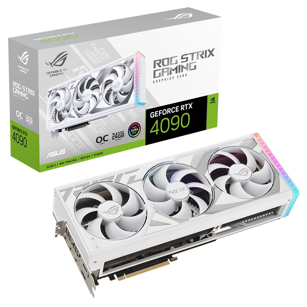 ASUS%20ROG-STRIX-RTX4090-O24G-WHITE,%2024Gb,%20384Bit,%20GDDR6X,%202xHDMI,%203xDP%20GAMING%20Ekran%20Kartı