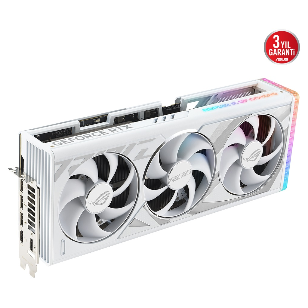 ASUS%20ROG-STRIX-RTX4090-O24G-WHITE,%2024Gb,%20384Bit,%20GDDR6X,%202xHDMI,%203xDP%20GAMING%20Ekran%20Kartı