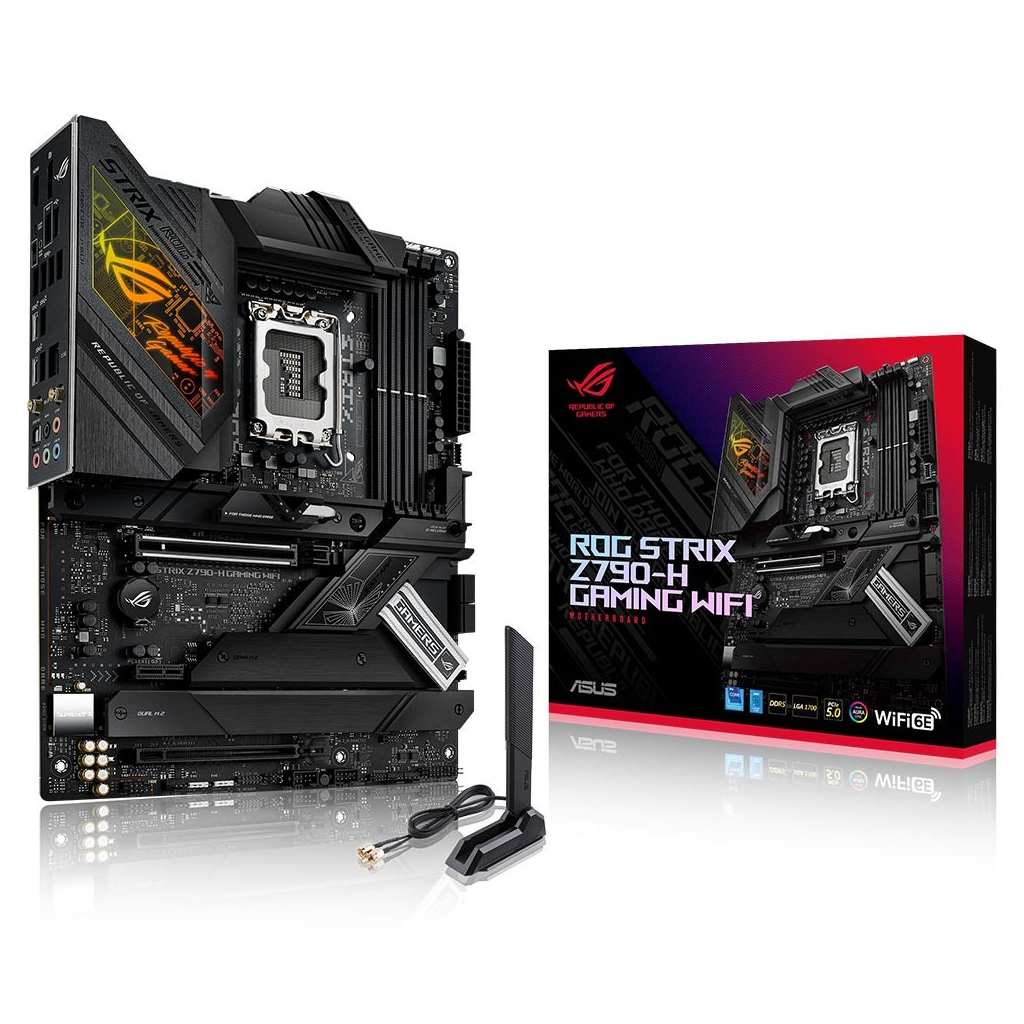 ASUS%20ROG%20STRIX%20Z790-H%20GAMING%20WIFI,%204xDDR5,%204x%20M.2,%20HDMI,%20DP,%202xType-C,%20Wi-Fi%206E,%20Bluetooth%20v5.3,%2012-13.Nesil,%20LGA1700%20Soket,%20Anakart