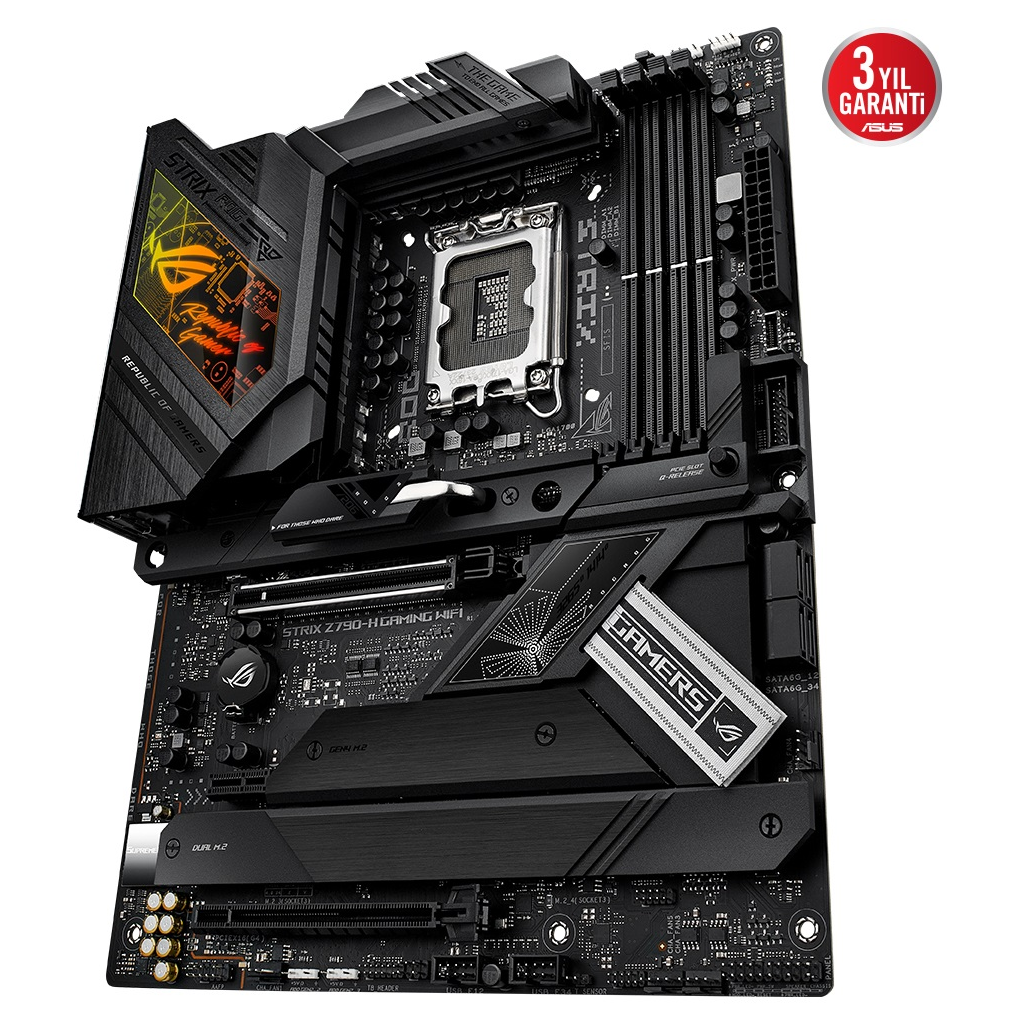 ASUS%20ROG%20STRIX%20Z790-H%20GAMING%20WIFI,%204xDDR5,%204x%20M.2,%20HDMI,%20DP,%202xType-C,%20Wi-Fi%206E,%20Bluetooth%20v5.3,%2012-13.Nesil,%20LGA1700%20Soket,%20Anakart