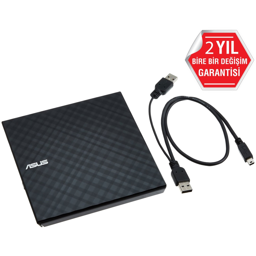 ASUS%20SDRW-08D2S-U%20Lite%20Usb%202.0%20External,%20Siyah,%20Slim,%20Optik%20Okuyucu