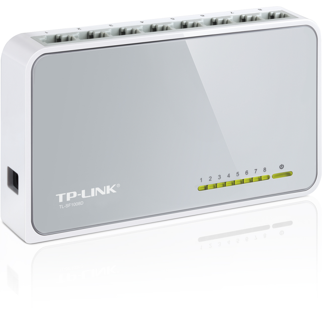 TP-LINK%20TL-SF1008D,%208%20Port,%20Megabit,%20Yönetilemez,%20Masaüstü%20Switch