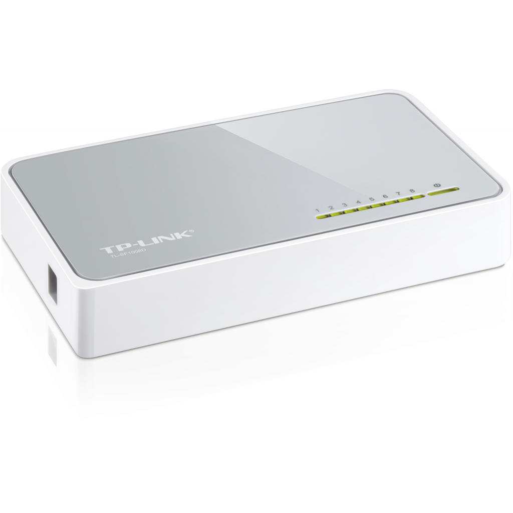 TP-LINK%20TL-SF1008D,%208%20Port,%20Megabit,%20Yönetilemez,%20Masaüstü%20Switch