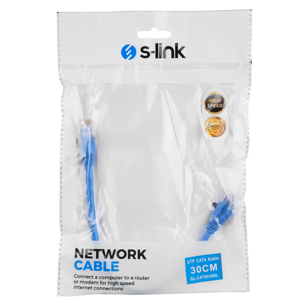 S-LINK%20SL-CAT6030BL%20CAT6%20Patch%2030CM%20Kablo%20(Mavi)