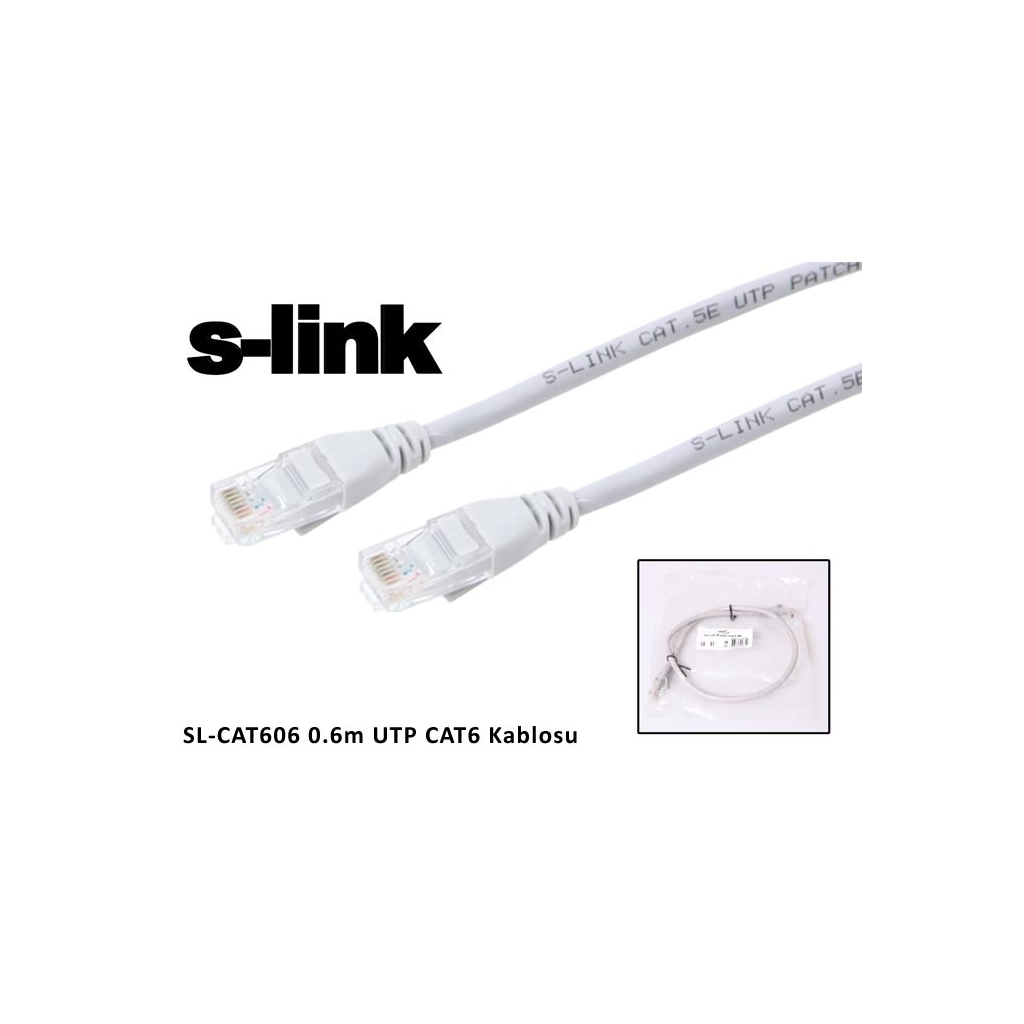 S-LINK%20SL-CAT606%20CAT6%20Patch%2060CM%20Kablo%20(Gri)