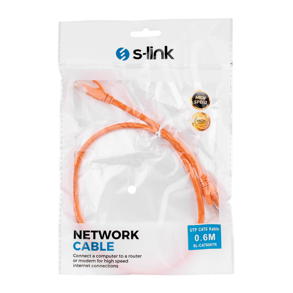 S-LINK%20SL-CAT606TR%20CAT6%20Patch%2060CM%20Kablo%20(Turuncu)