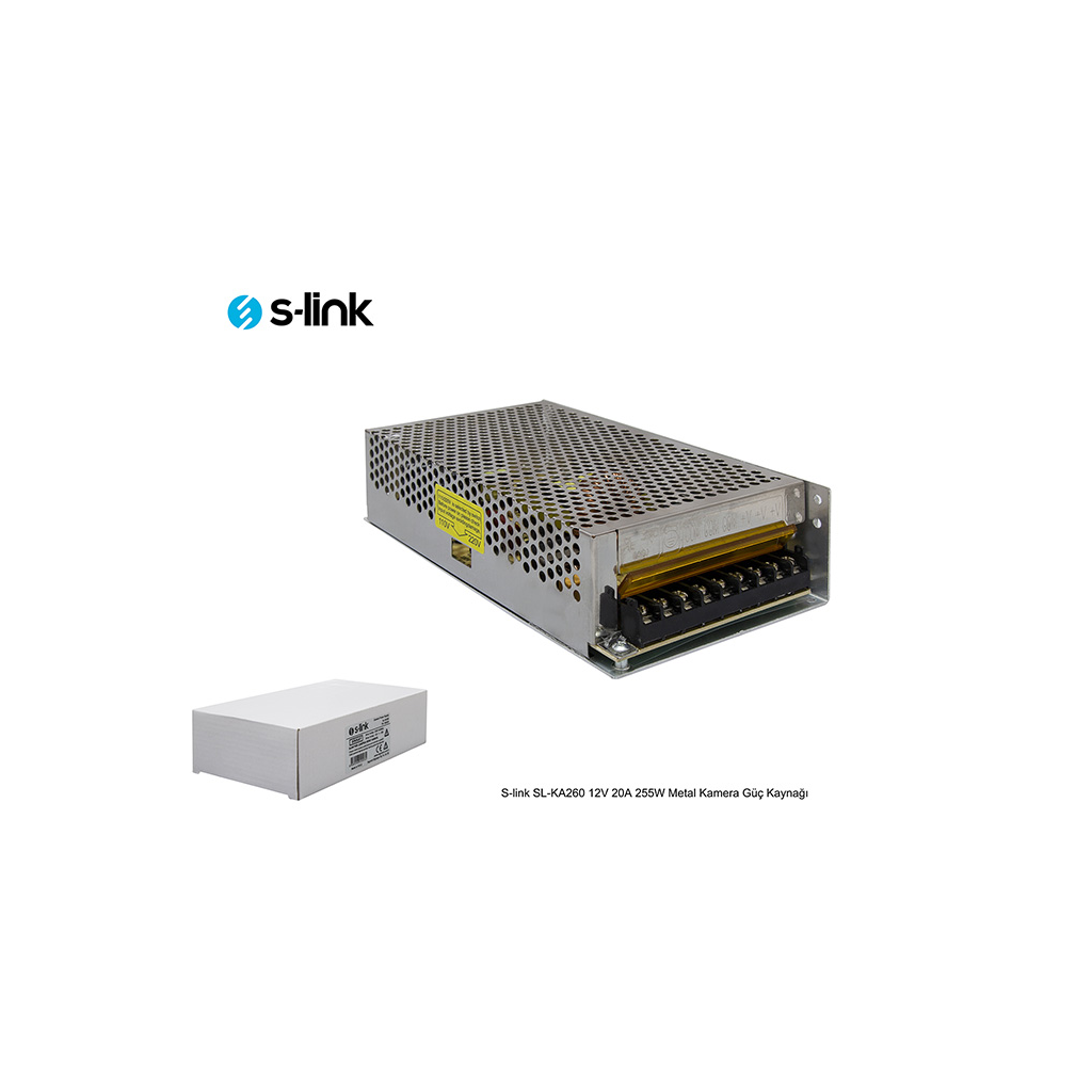 S-LINK%20SL-KA260%2012V%2020A%20Switch%20Mode%20DC%20ADAPTÖR