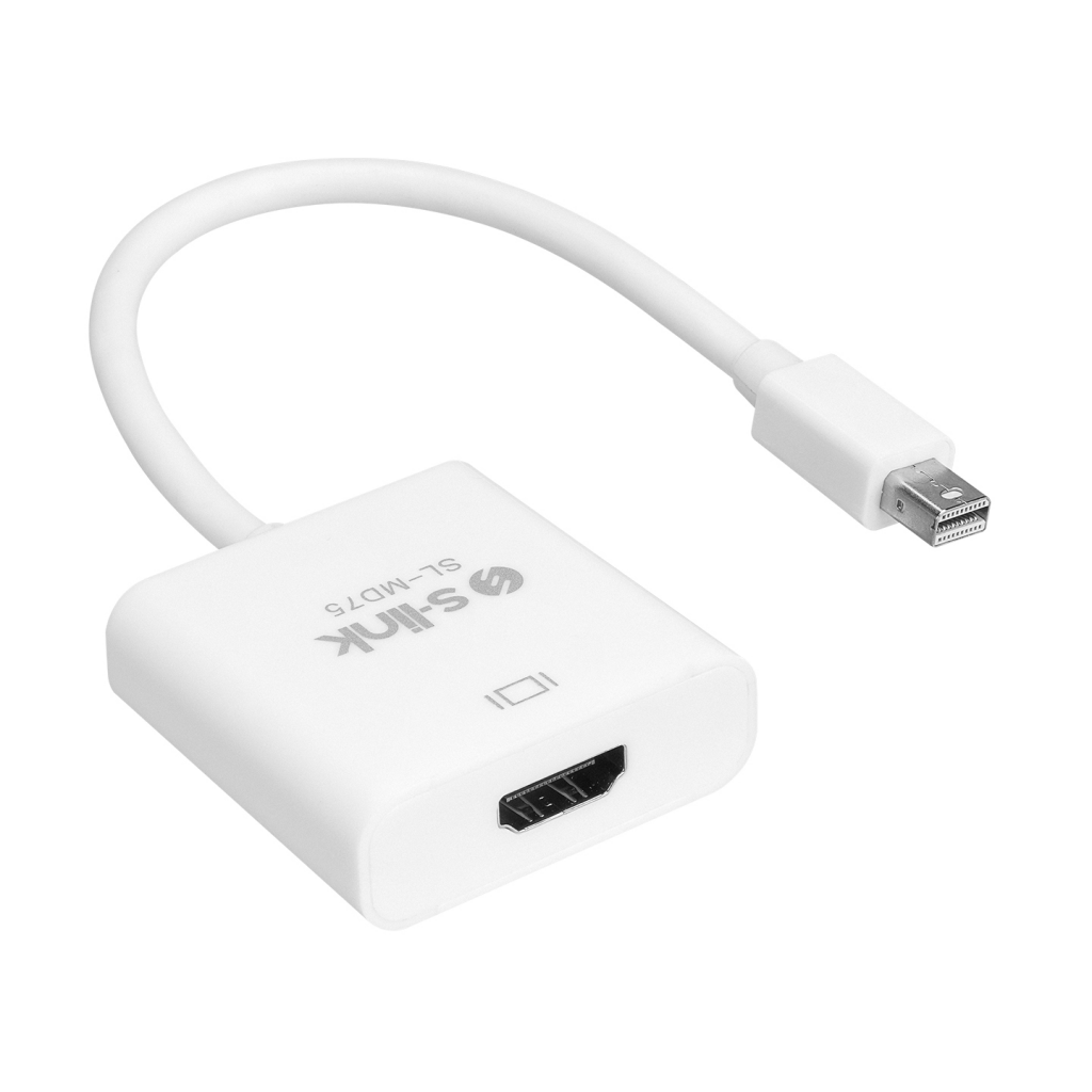 S-LINK%20SL-MD75%20Mini%20Display%20Port%20(DP)%20To%20HDMI%20Çevirici%20Adaptör%20(15cm)