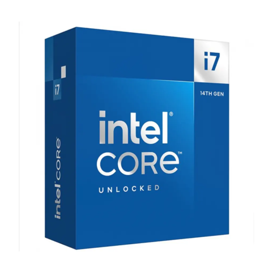 INTEL i7-14700KF 20 Core, 3.40Ghz, 33Mb, 253W, LGA1700, 14.Nesil, BOX, (Dahili Grafik YOK, Fan YOK)