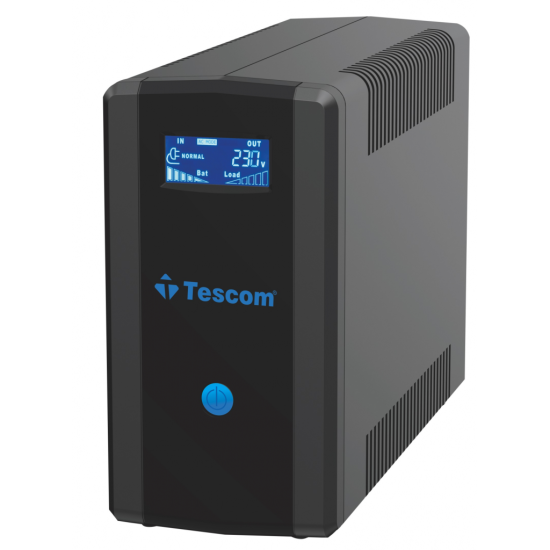 TESCOM Leo+ 1200VA Line Interactive UPS (900960149 ) (2x7A Akü)