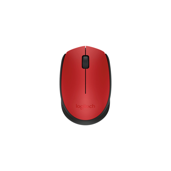 LOGITECH 910-004641, M171 Kırmızı, USB Nano 2,4G Kablosuz, 1000dpi, Optik, 3 Tuşlu, 12ay Pil Ömrü, Mouse