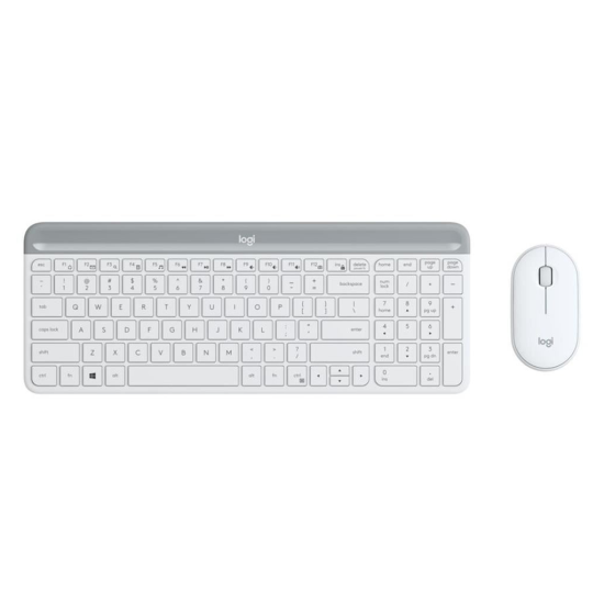 LOGITECH MK470 Beyaz, 920-009436, Kablosuz, Türkçe Q, Klavye Mouse Set