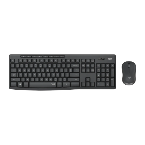 LOGITECH MK295 Siyah, 920-009804, Kablosuz, Türkçe Q, Klavye Mouse Set