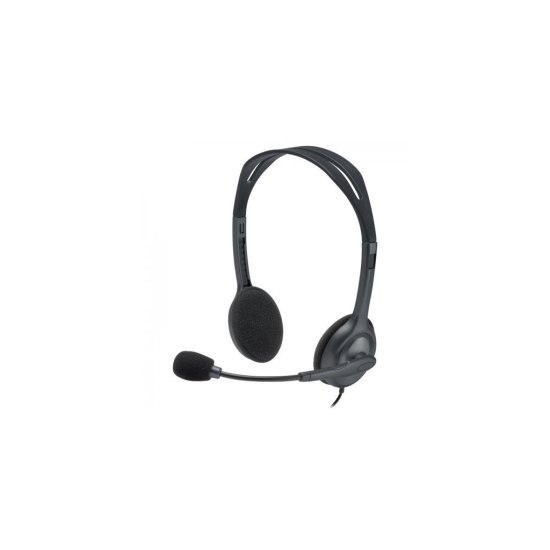 LOGITECH H111, 981-000593, 3,5mm Jac, Çağrı Merkezi, Ofis, Toplantı, Konuşmacı Tipi, Microfonlu Kulaklık