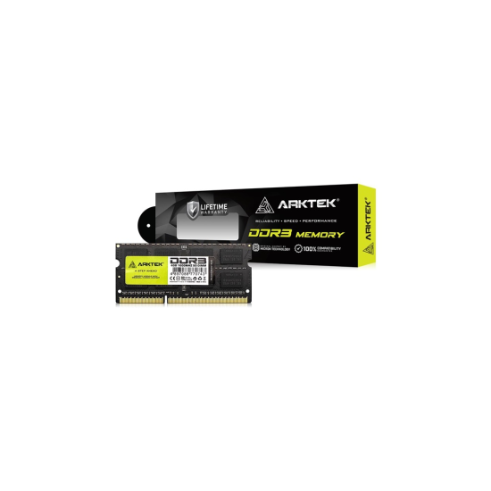 ARKTEK AKD3S4N1600, 4GB, DDR3, 1600Mhz, 16 Chip, 1,35V, CL11, Notebook, SODIMM RAM