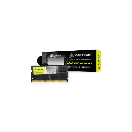 ARKTEK AKD3S8N1600, 8GB, DDR3, 1600Mhz, 16 Chip, 1,35V, CL11, Notebook, SODIMM RAM