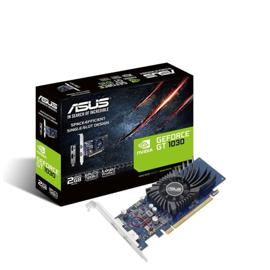 ASUS GT1030-2G-BRK, 2Gb, GDDR5, 64Bit, 1xHDMI, 1xDP, GAMING Ekran Kartı