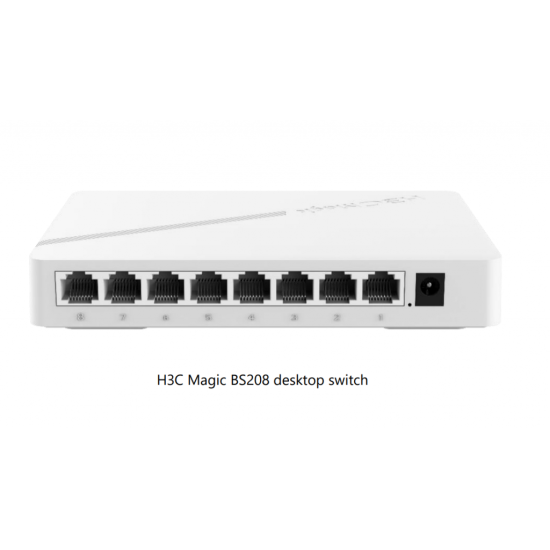 H3C Magic BS208, 8 Port, GigaBit, Yönetilemez, Masaüstü Switch