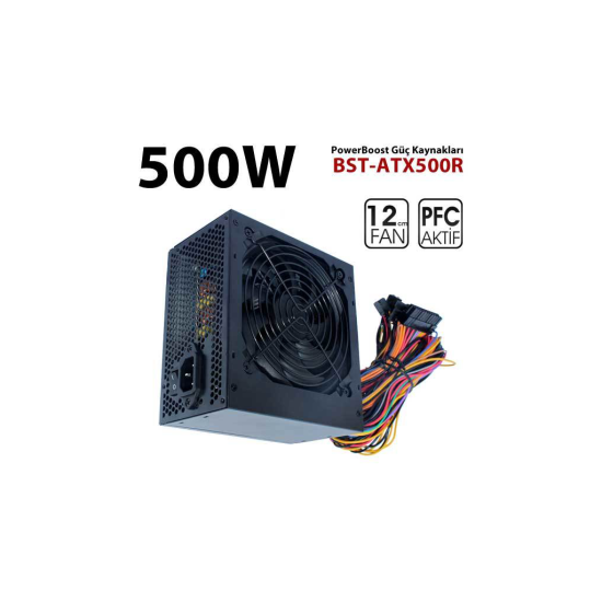 POWERBOOST BST-ATX500R QUARK PPFC 500W  GAMING PSU