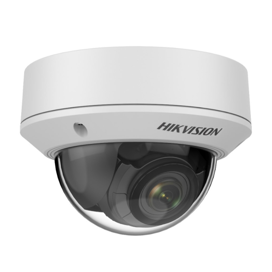 HIKVISION DS-2CD1743G0-IZS/UK 4Mpix, 2,7-13,50mm  Motorized Lens, H265+, 50Mt Gece Görüşü, SD Kart, PoE, IK10, Dome IP Kamera