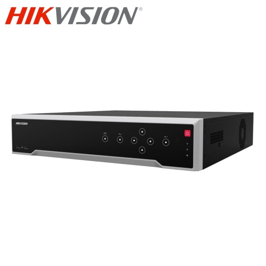 HIKVISION DS-7764NI-M4, 64Kanal, 32Mpix, H265+, 4 HDD Desteği, 4320P Kayıt, 400Mbps Bant Genişliği, Metal Kasa, 2 Port GigaBit Lan, NVR